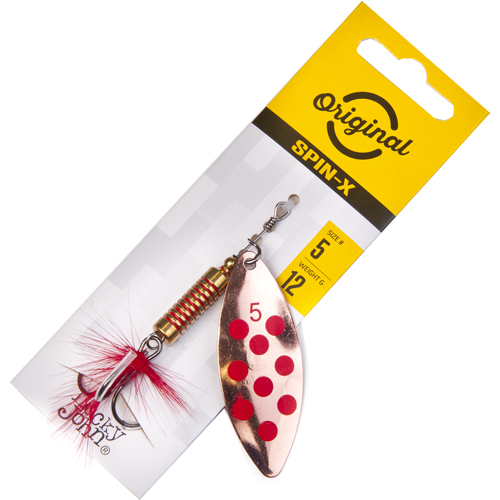

Блесна вращающаяся Lucky John Spin x Long 05, 12 г GR, Красный