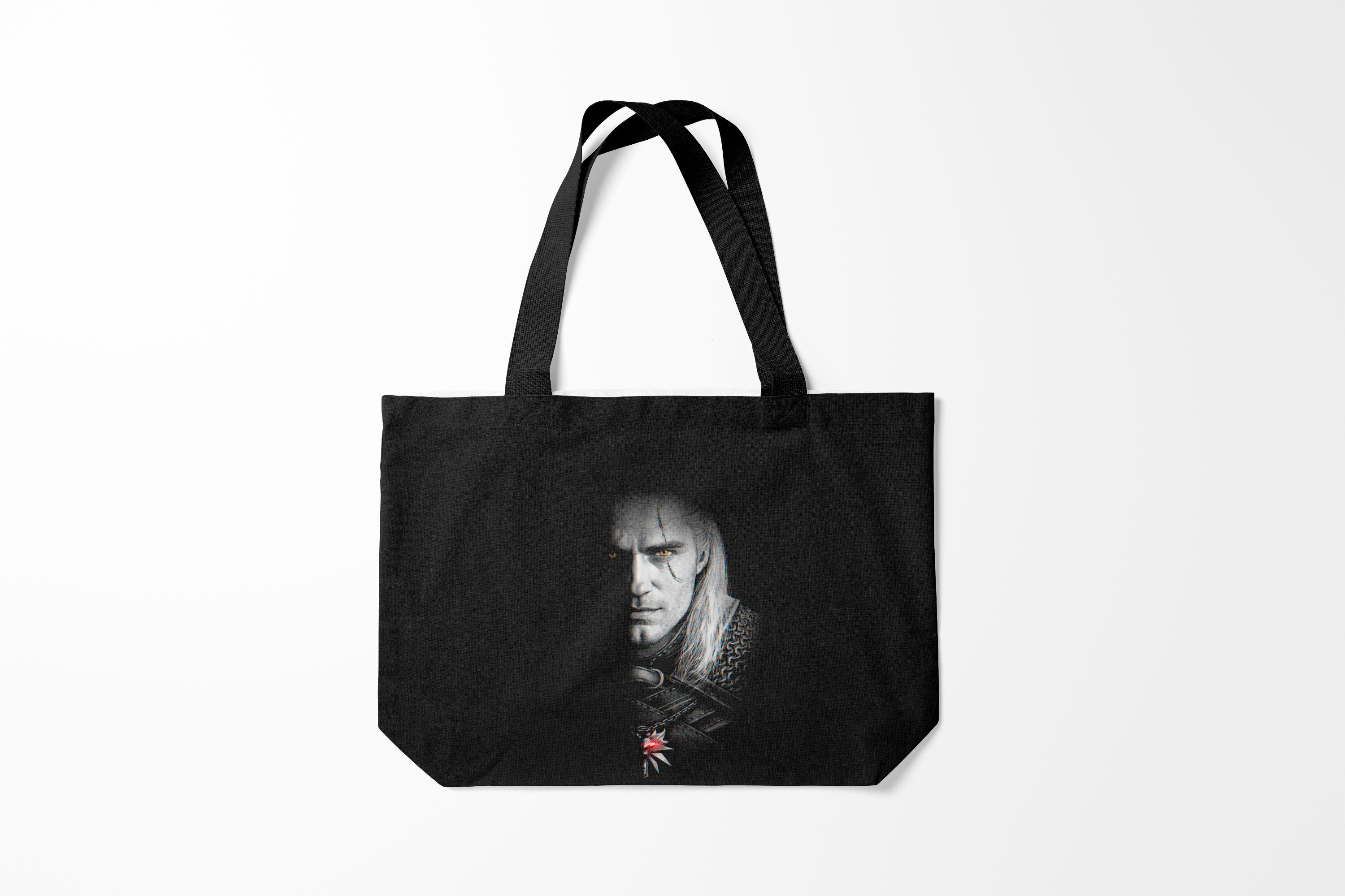 

Сумка шoппер унисекс Burnettie Ведьмак, черный, Ведьмак