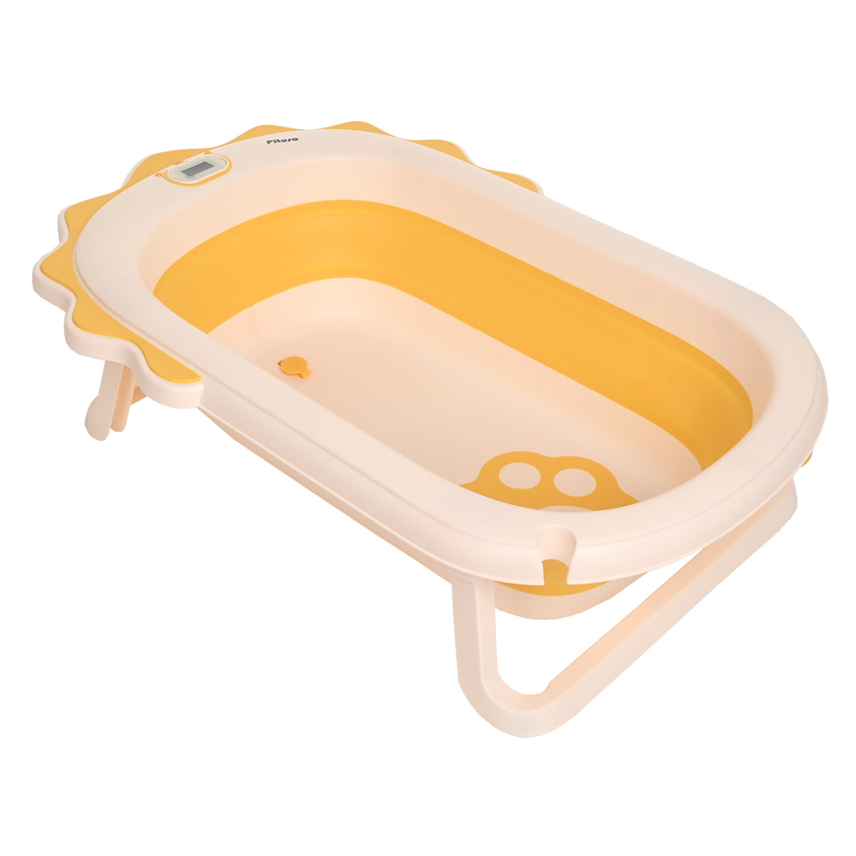 Детская ванна Pituso складная, желтый, 80 см pituso детская ванна складная со встроенным термометром 81 5 см