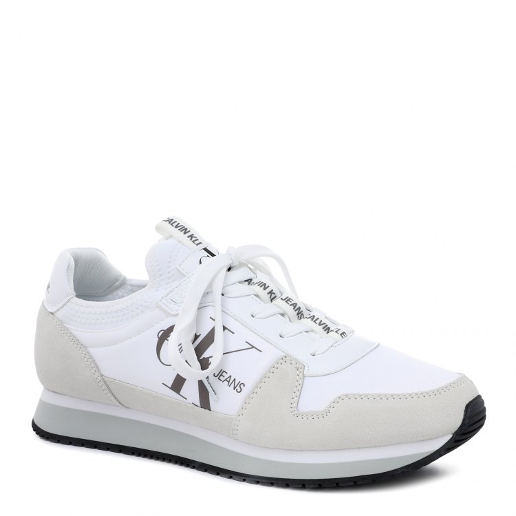 

Кроссовки мужские Calvin Klein Jeans YM0YM00040 белые 42 EU, YM0YM00040