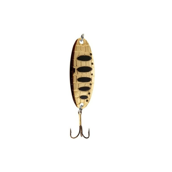 

Блесна колеблющаяся Lucky John Croco Spoon Shallow Water Concept 15.0г 008, Золотистый
