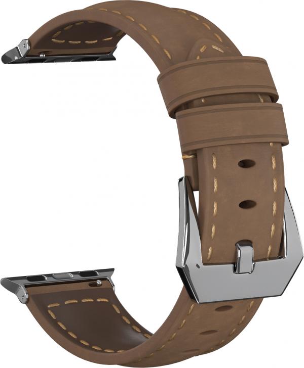 

Ремешок замшевый Suede 2 для Apple Watch Sport 38/40 (Коричневый)