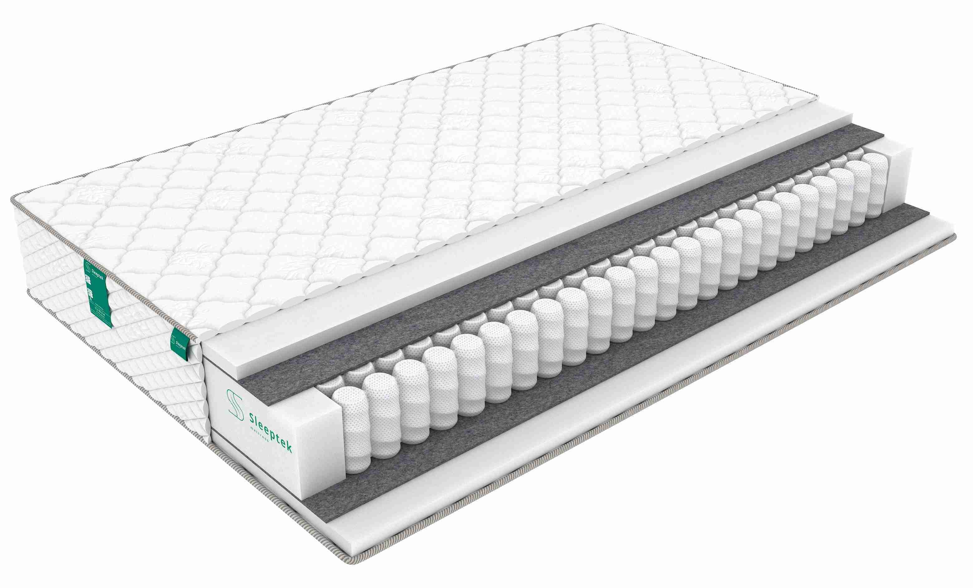 

Матрас пружинный Sleeptek Premier Foam Double/brdmtr468588 155х185, Белый, Premier Foam Double