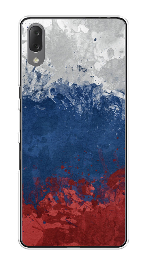

Чехол Awog на Sony Xperia L3 "Флаг России неровный", Разноцветный, 54450-5
