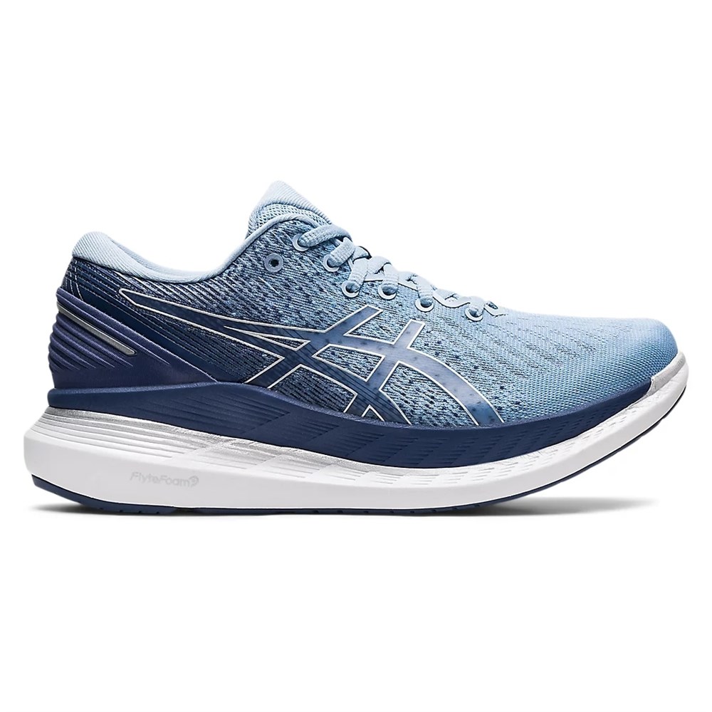 фото Кроссовки женские asics glideride 1012a890 голубые 9 us