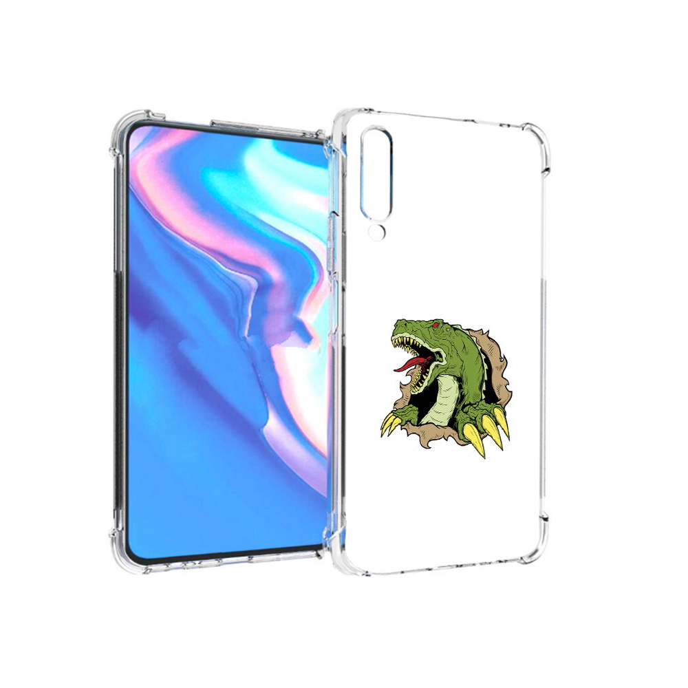 Чехол MyPads Tocco для Honor 9X Pro годзила