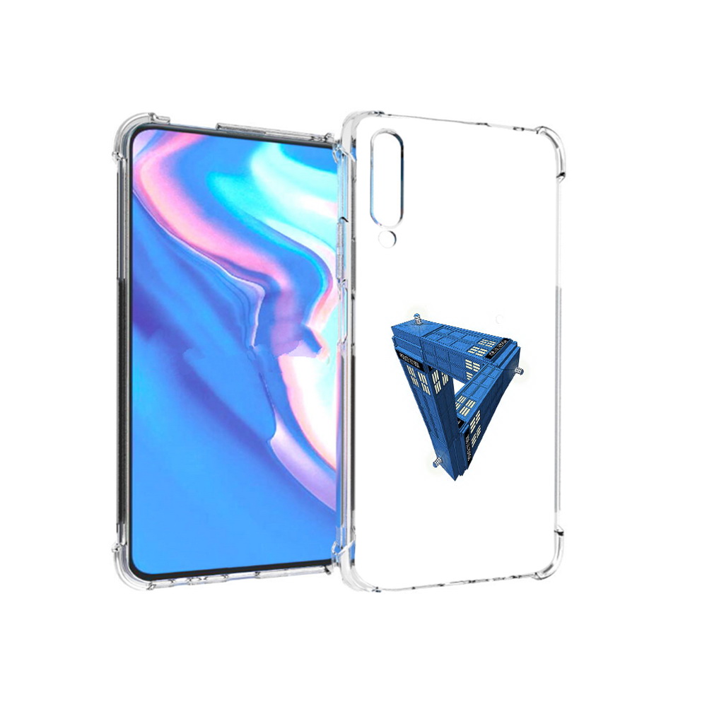 

Чехол MyPads Tocco для Honor 9X Pro головолока абстракция, Прозрачный, Tocco