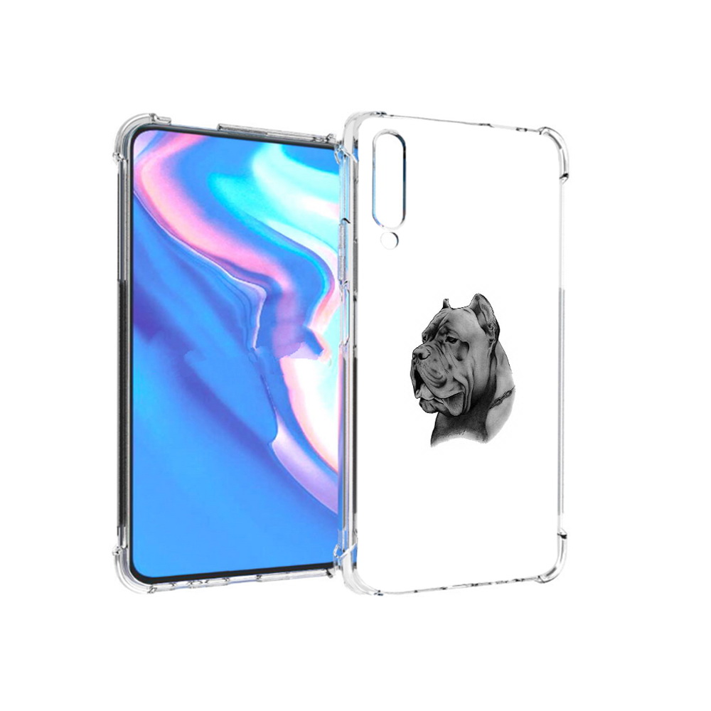 

Чехол MyPads Tocco для Honor 9X Pro грозный бульдог, Прозрачный, Tocco