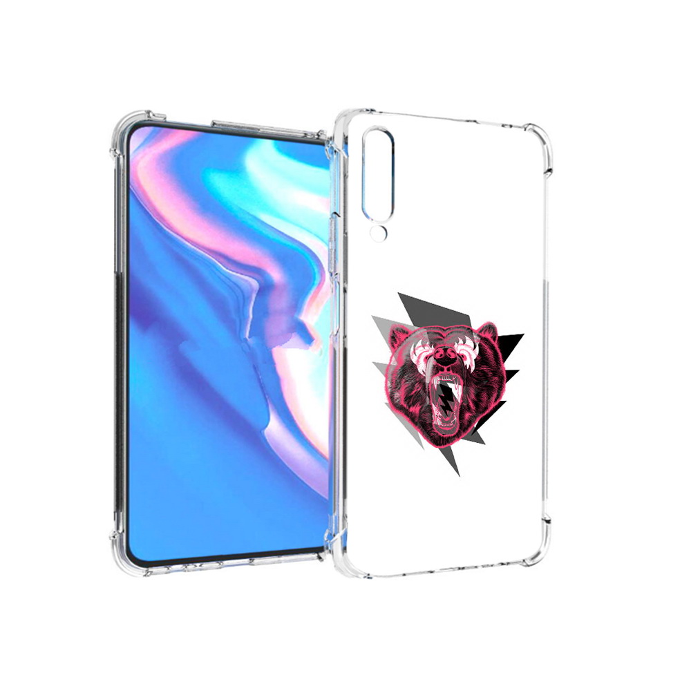

Чехол MyPads Tocco для Honor 9X Pro грозовой медведь, Прозрачный, Tocco