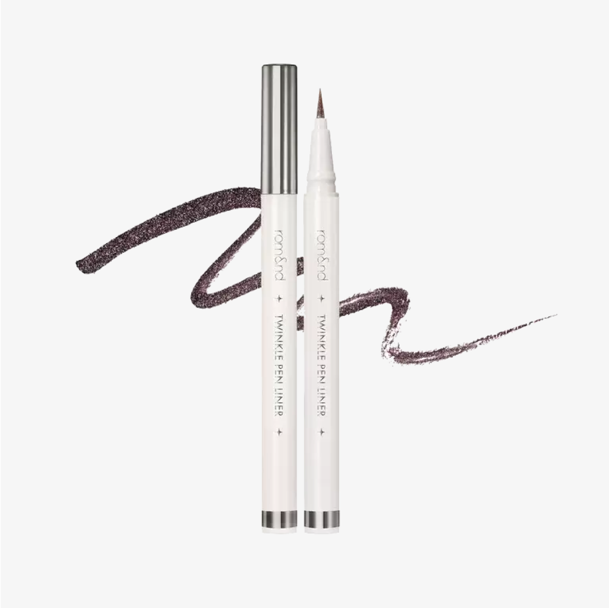 Подводка для глаз ROM&ND сияющая Twinkle Pen Liner 04 Midnight Ash