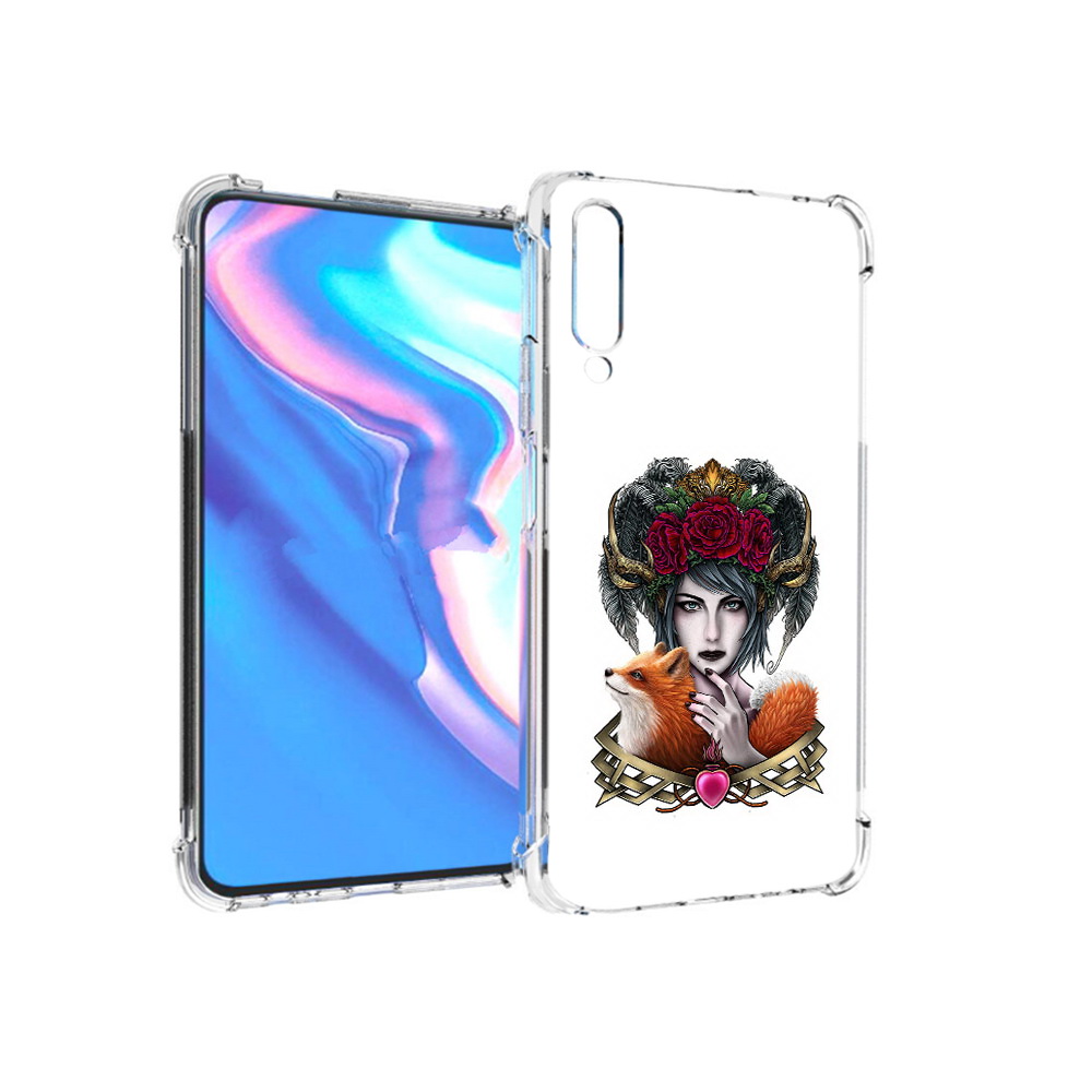 

Чехол MyPads Tocco для Honor 9X Pro девушка с лисой, Прозрачный, Tocco