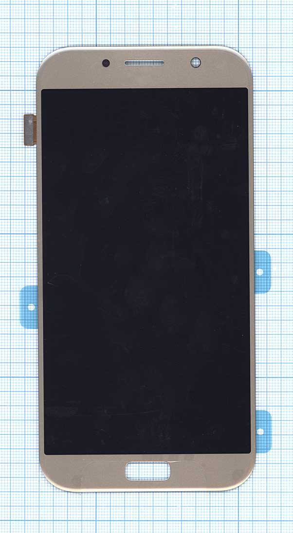 Дисплей для Samsung Galaxy A7 (2017) SM-A720F золотистый