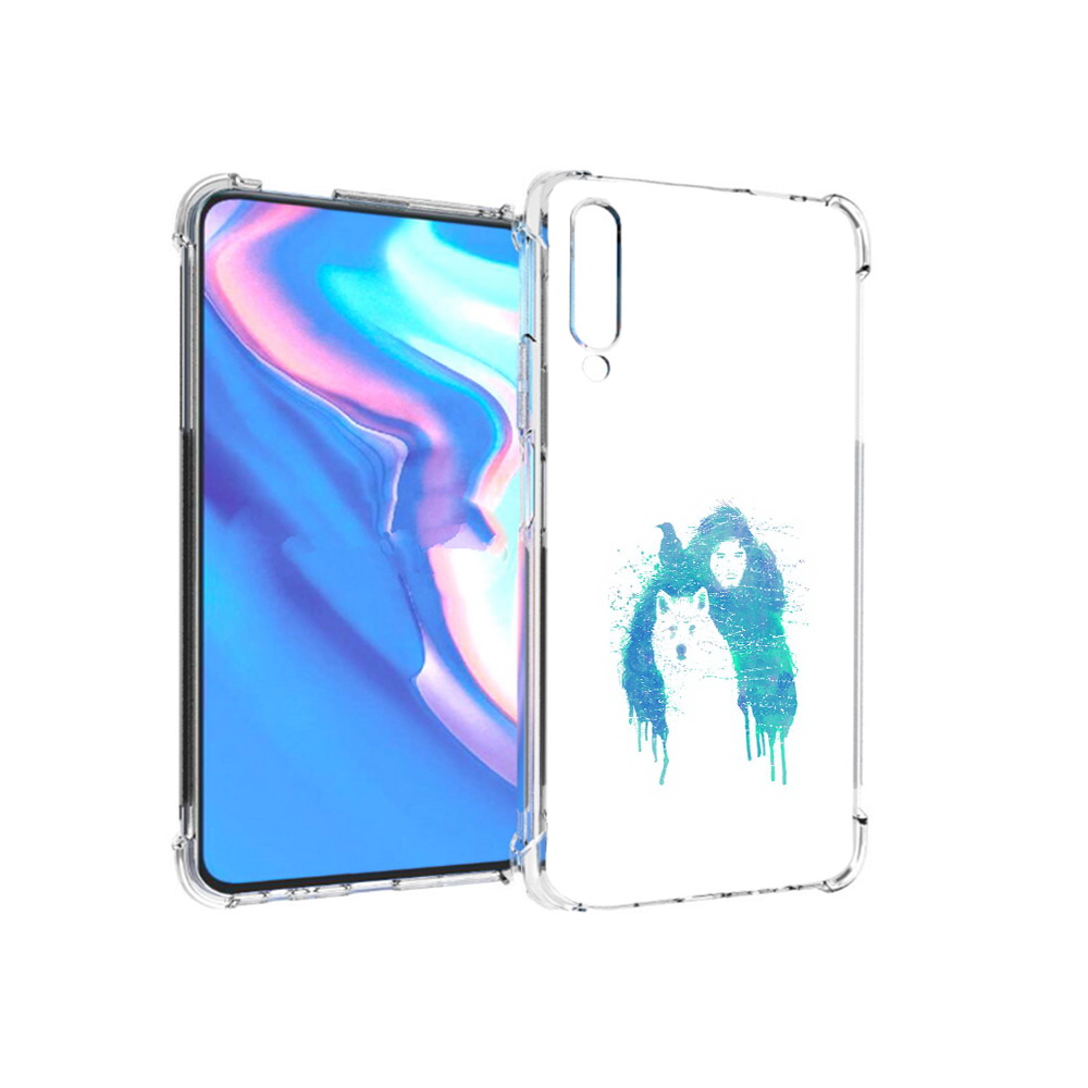 

Чехол MyPads Tocco для Honor 9X Pro джон сноу, Прозрачный, Tocco