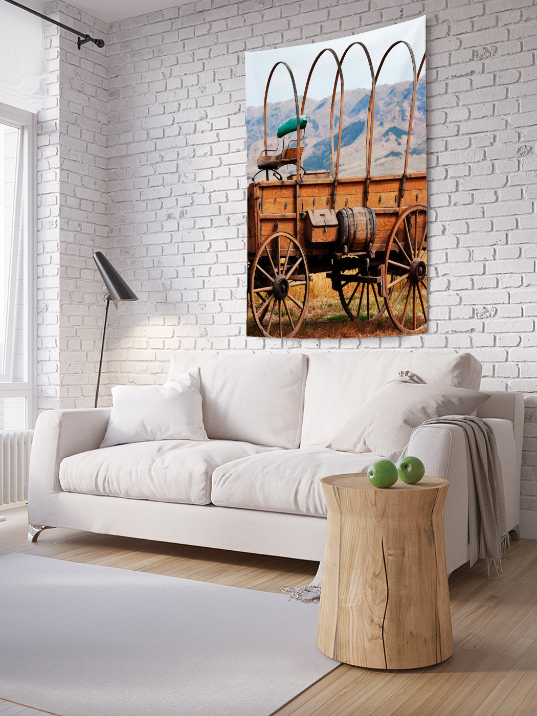 

Вертикальное фотопанно на стену JoyArty Ценная повозка 150x200 см, Ценная повозка