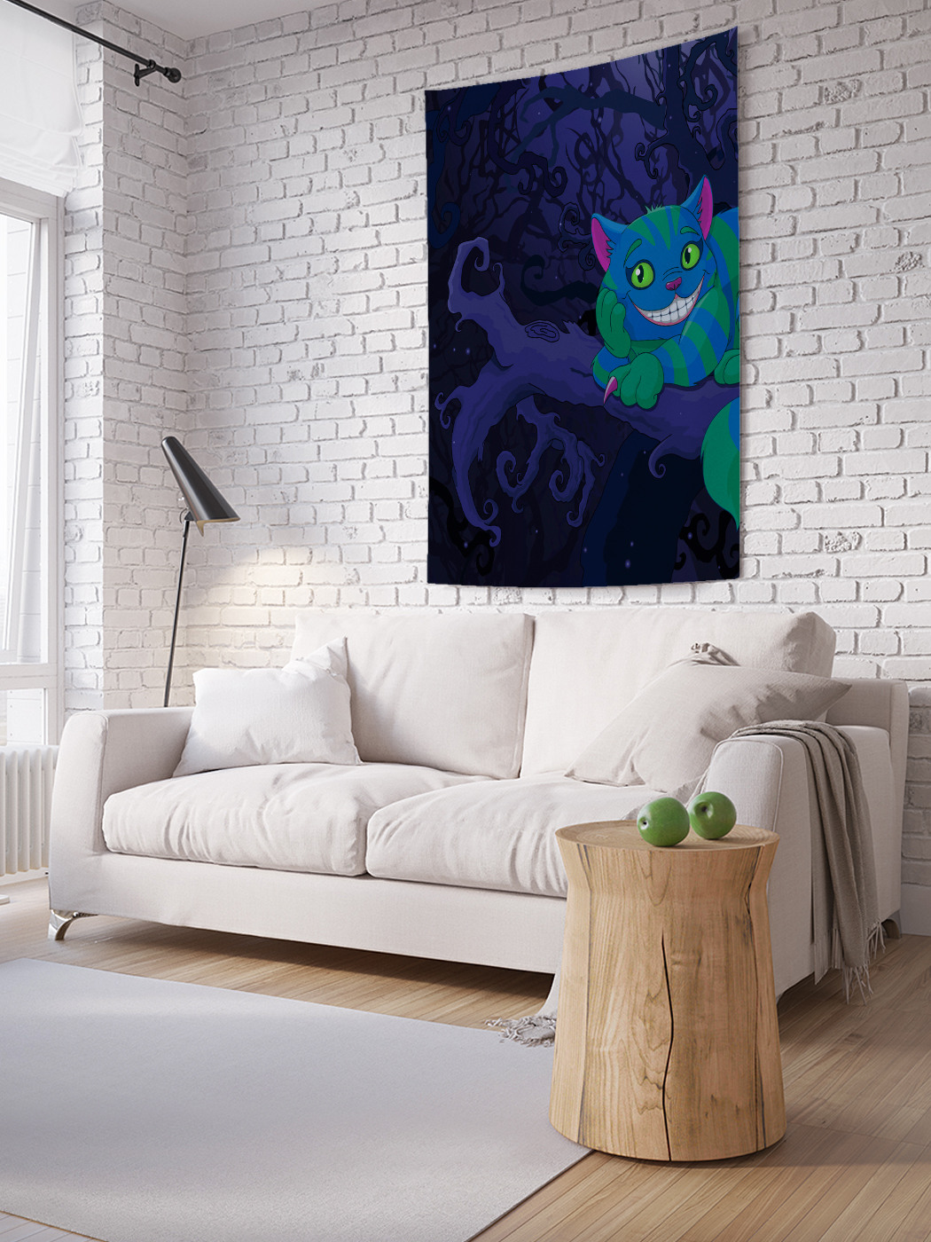 

Вертикальное фотопанно на стену JoyArty Чеширская кошка 150x200 см, Чеширская кошка