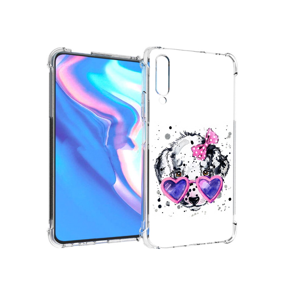 

Чехол MyPads Tocco для Honor 9X Pro долматинец в очках, Прозрачный, Tocco