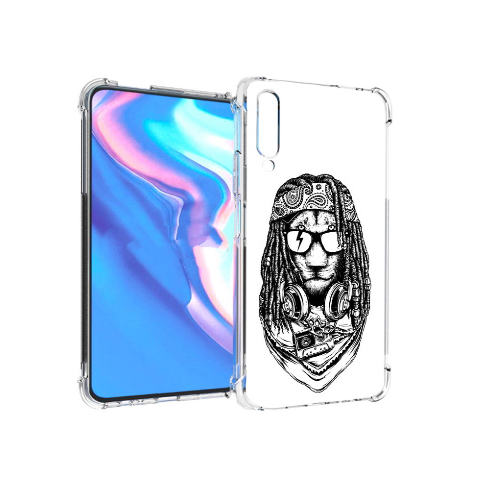 

Чехол MyPads Tocco для Honor 9X Pro дреды льва, Прозрачный, Tocco