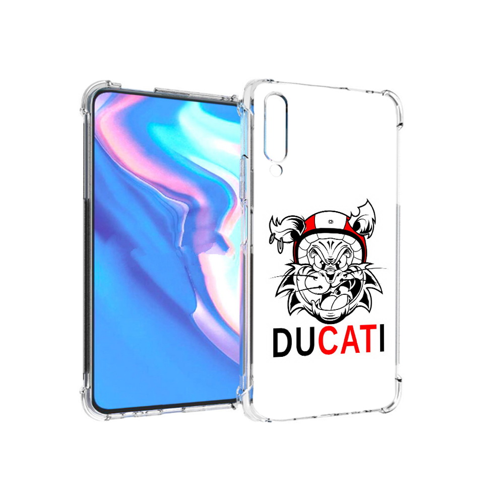 

Чехол MyPads Tocco для Honor 9X Pro дукати, Прозрачный, Tocco