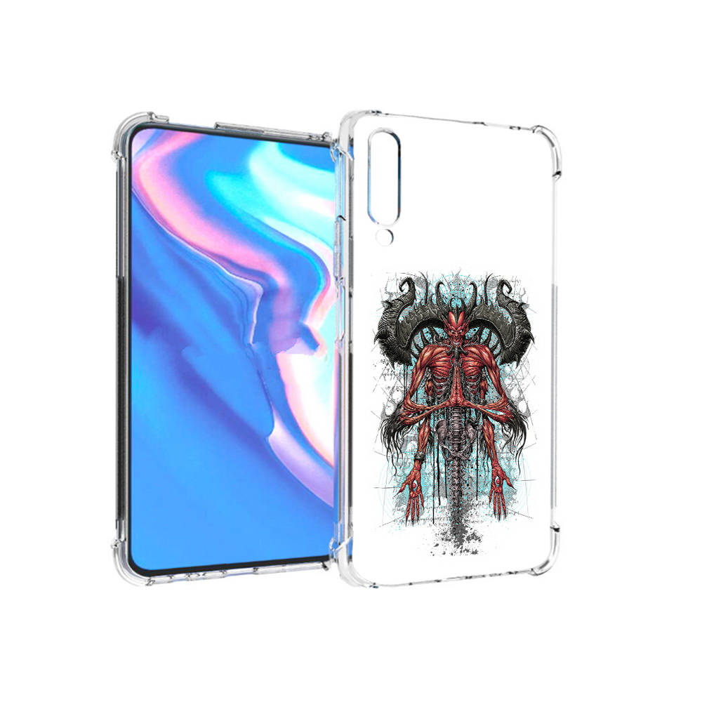 

Чехол MyPads Tocco для Honor 9X Pro дьявол, Прозрачный, Tocco