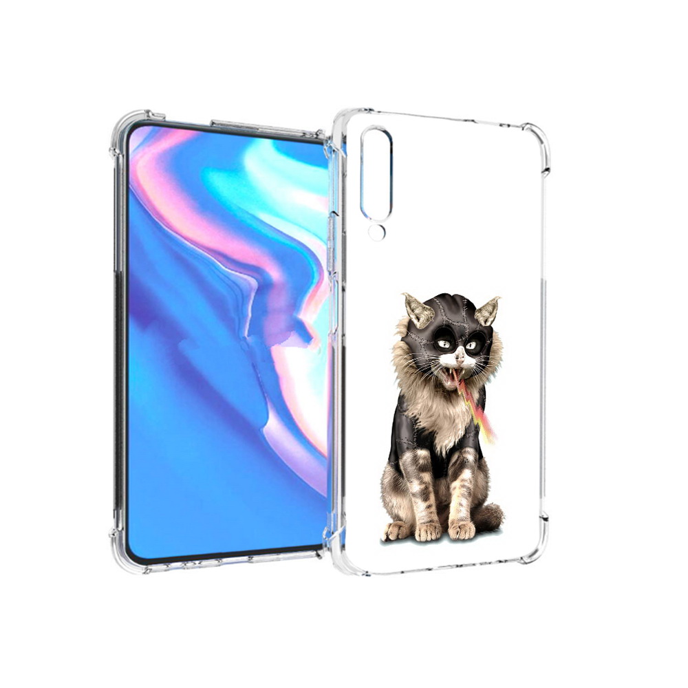 

Чехол MyPads Tocco для Honor 9X Pro дьяволский кот, Прозрачный, Tocco