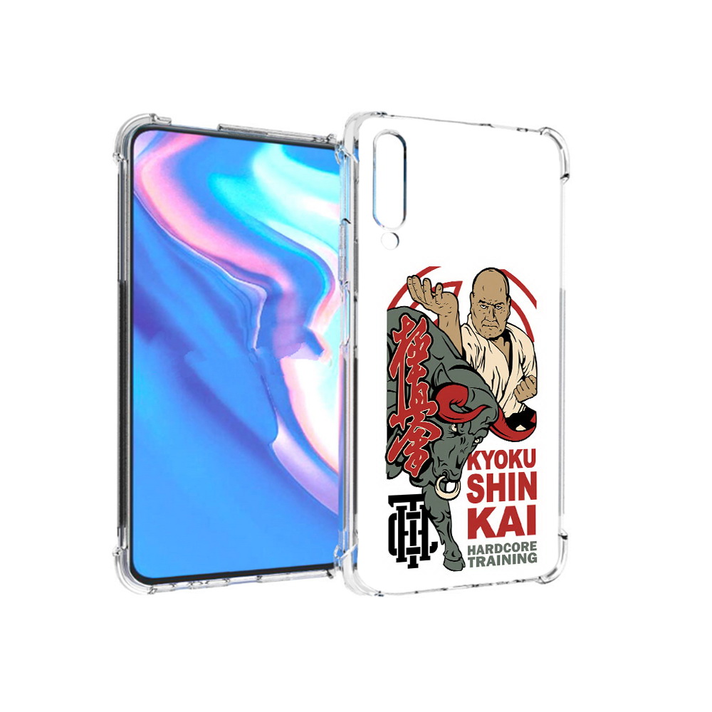 

Чехол MyPads Tocco для Honor 9X Pro единоборства рисунок, Прозрачный, Tocco
