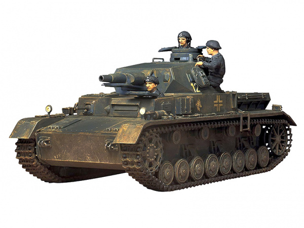 фото Модель tamiya 1/35 танк pzkpw iv ausf.d 1939г и 3 фигурами танкистов 35096