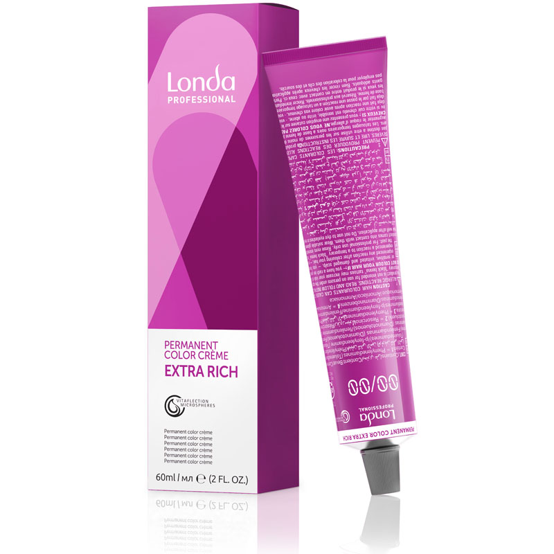 Стойкая крем-краска для волос Londa Professional 0/11 интенсивный пепельный микстон
