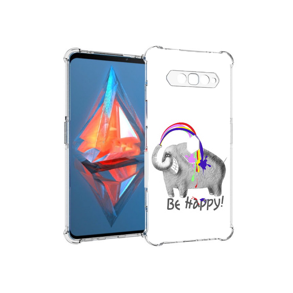 

Чехол MyPads Tocco для Xiaomi Black Shark 4 счастливый слон (PT162389.266.632), Прозрачный, Tocco