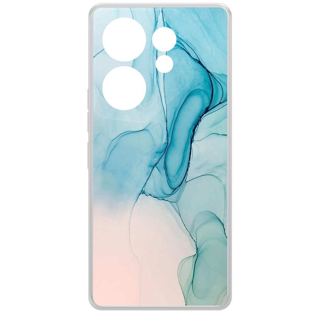 

Чехол-накладка Krutoff Clear Case Абстракт разводы для Tecno Camon 20 Premier, Прозрачный