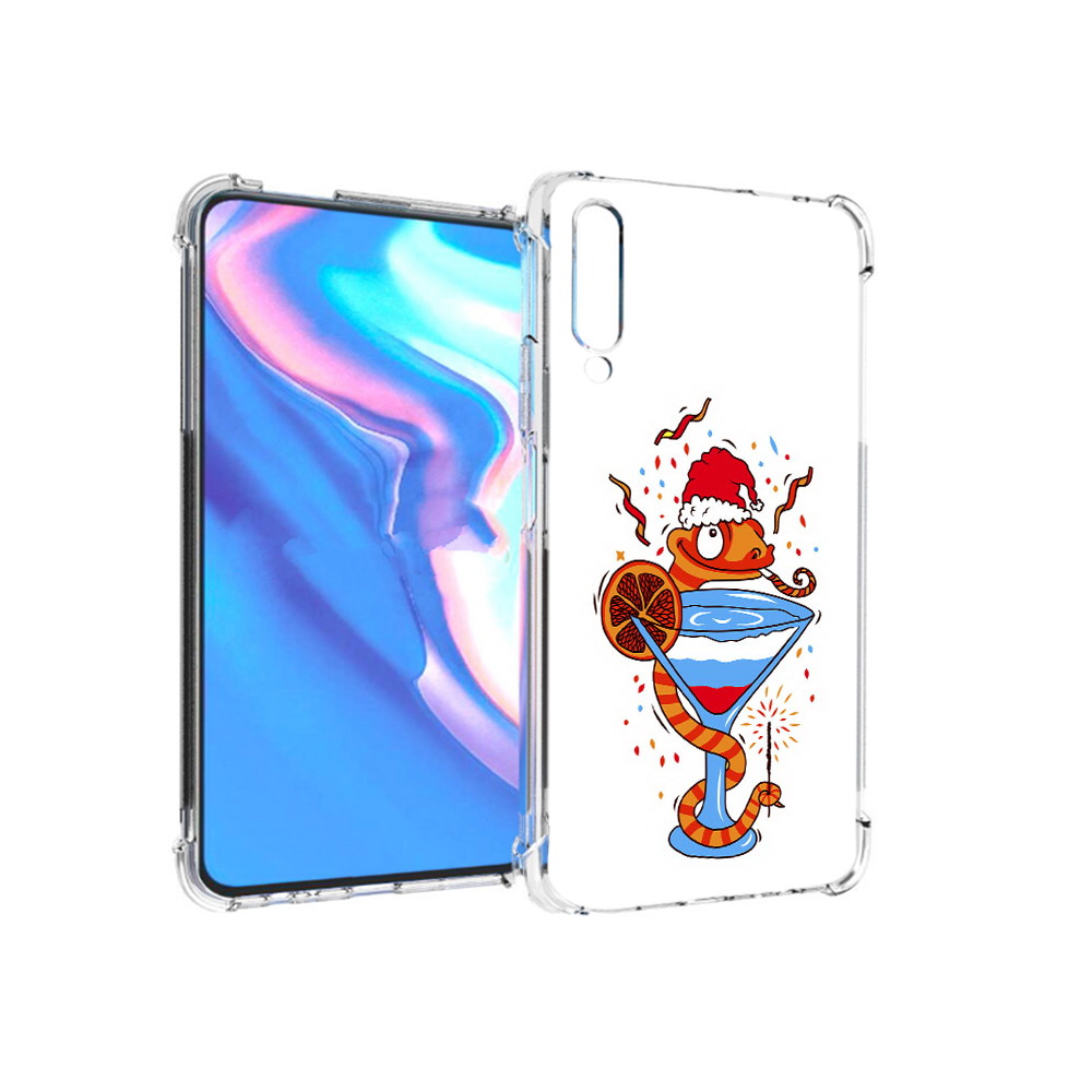 

Чехол MyPads Tocco для Honor 9X Pro змейка, Прозрачный, Tocco