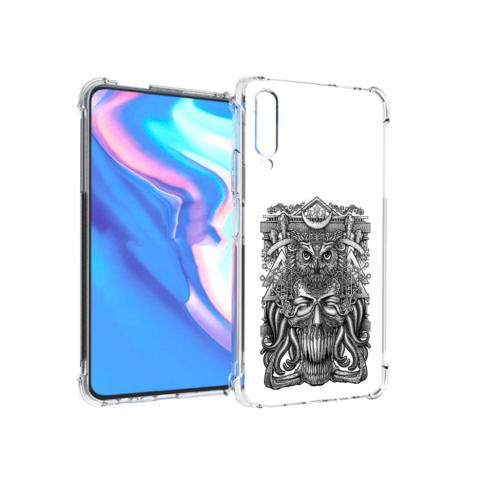 

Чехол MyPads Tocco для Honor 9X Pro зубастая сова, Прозрачный, Tocco