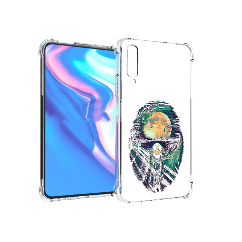 

Чехол MyPads Tocco для Honor 9X Pro зубастое существо абстракция, Прозрачный, Tocco