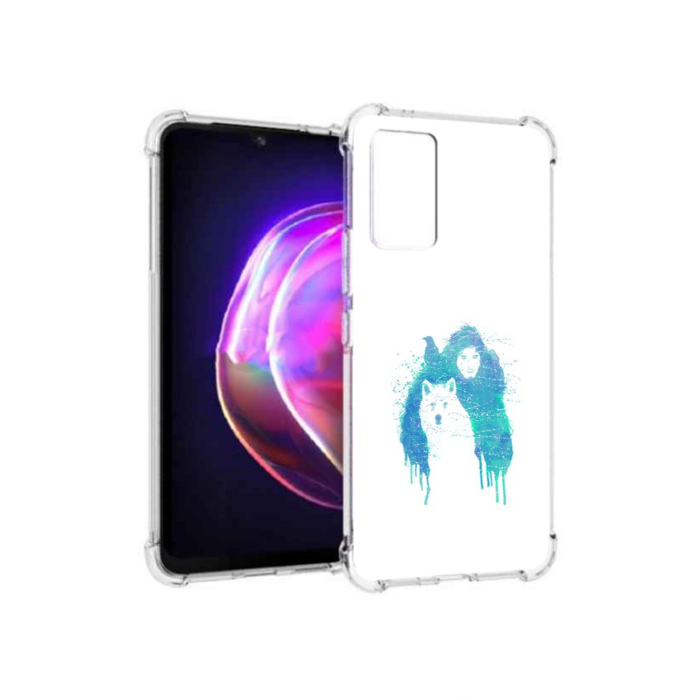 

Чехол MyPads Tocco для Vivo V21 джон сноу (PT161781.395.323), Прозрачный, Tocco