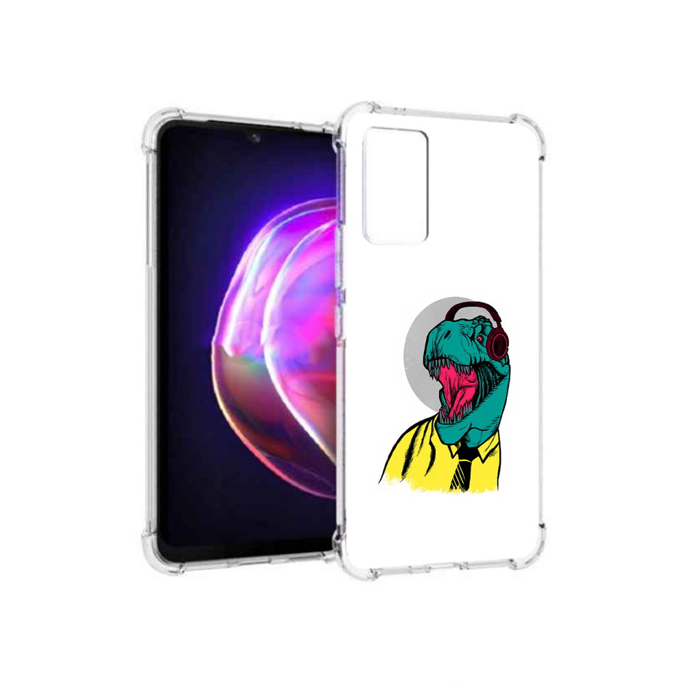 

Чехол MyPads Tocco для Vivo V21 дино (PT161781.395.326), Прозрачный, Tocco