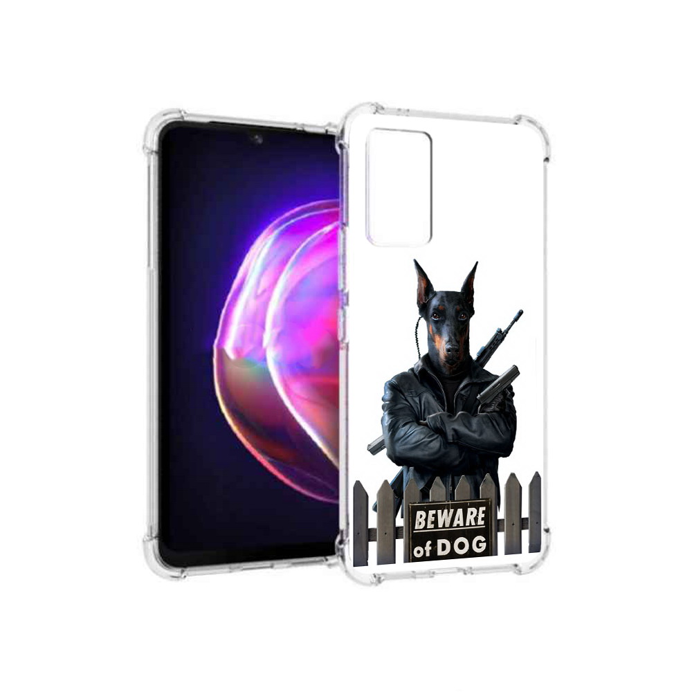 

Чехол MyPads Tocco для Vivo V21 доберман (PT161781.395.332), Прозрачный, Tocco