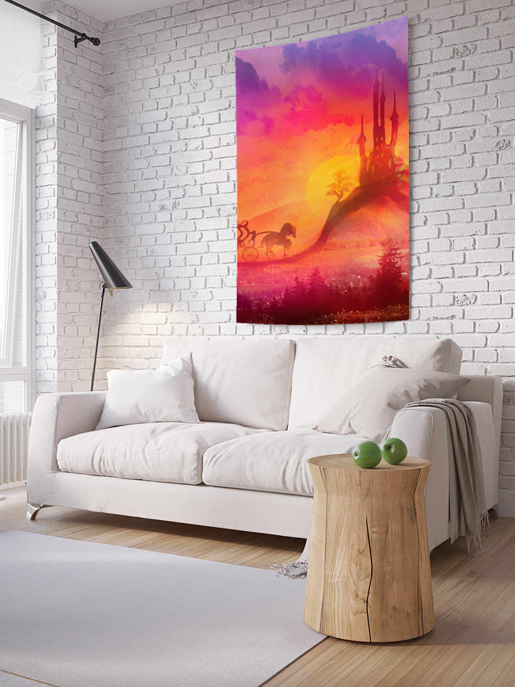 

Вертикальное фотопанно на стену JoyArty На карете в королевство 150x200 см, На карете в королевство