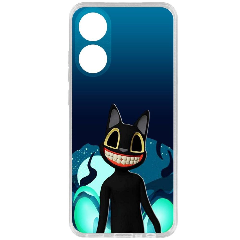 

Чехол-накладка Krutoff Clear Case Хаги Ваги - Картун Кэт для Oppo A78 4G, Прозрачный