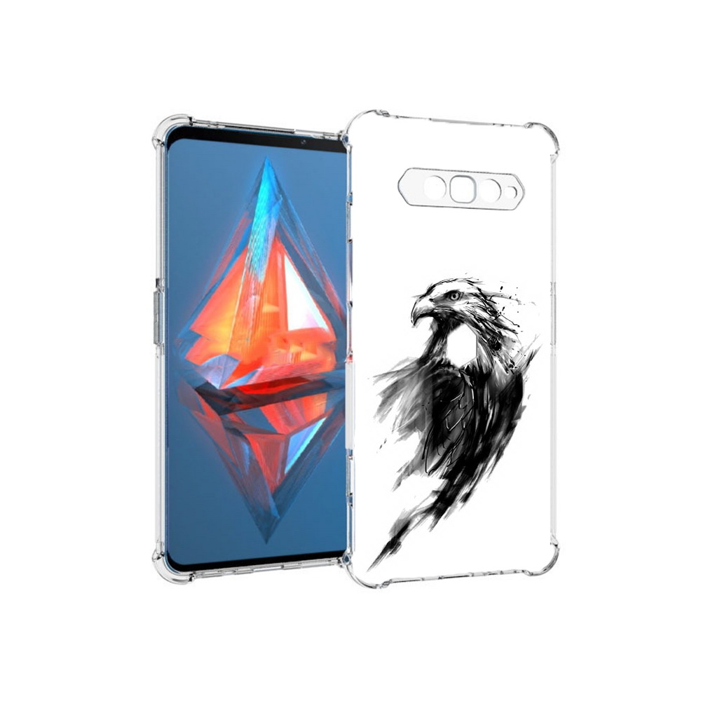 

Чехол MyPads Tocco для Xiaomi Black Shark 4 чб птица (PT162389.266.670), Прозрачный, Tocco