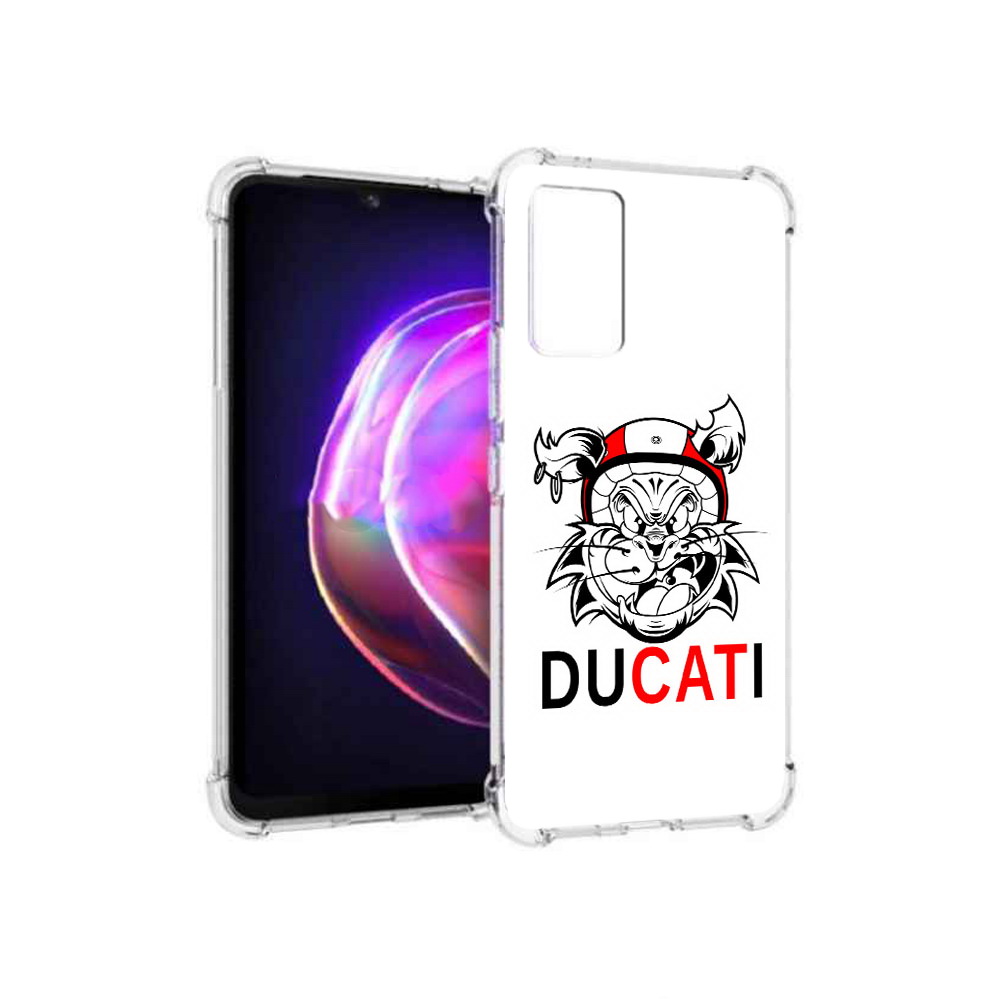 

Чехол MyPads Tocco для Vivo V21 дукати (PT161781.395.339), Прозрачный, Tocco