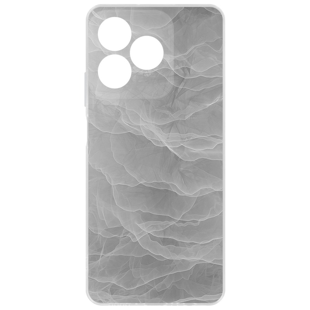 

Чехол-накладка Krutoff Clear Case Абстракт туман для Realme C53, Прозрачный