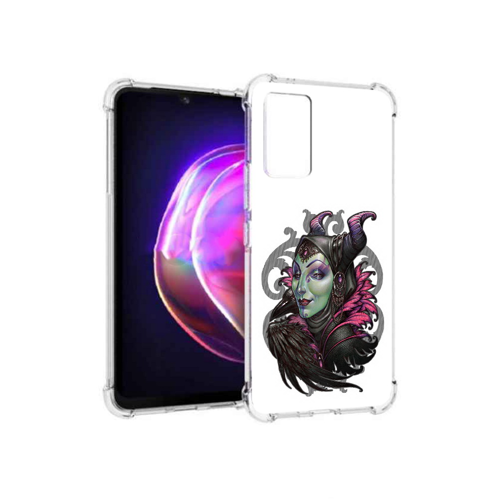 

Чехол MyPads Tocco для Vivo V21 зеленая девушка с вороном (PT161781.395.357), Прозрачный, Tocco