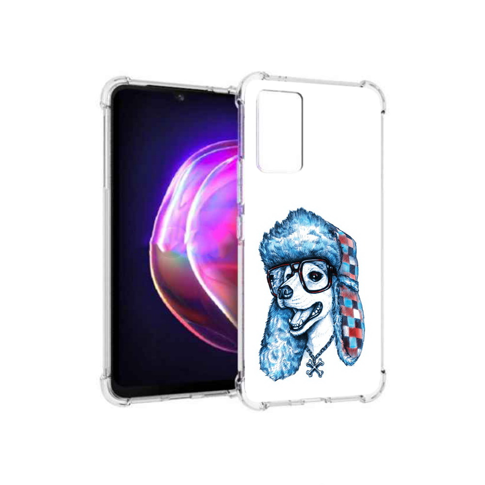 

Чехол MyPads Tocco для Vivo V21 зимний пес (PT161781.395.362), Прозрачный, Tocco