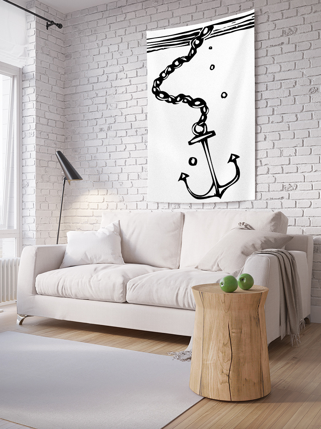 

Вертикальное фотопанно на стену JoyArty Якорь погружается 150x200 см, Якорь погружается