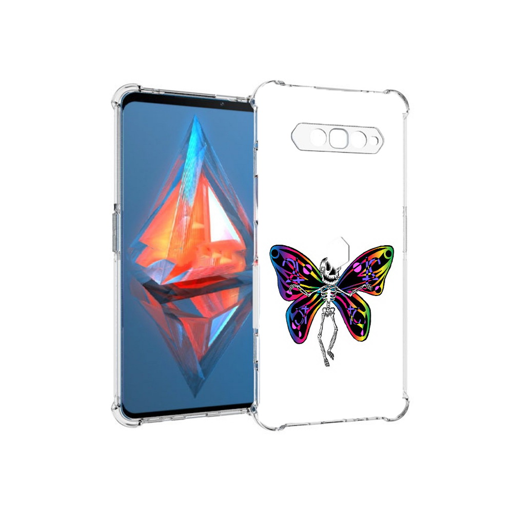 

Чехол MyPads Tocco для Xiaomi Black Shark 4 эффект бабочки (PT162389.266.701), Прозрачный, Tocco