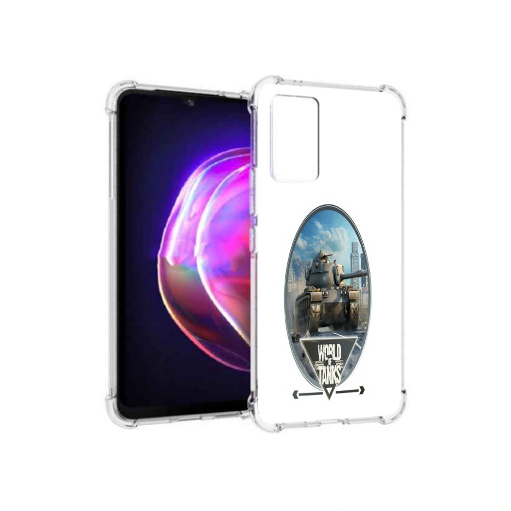 

Чехол MyPads Tocco для Vivo V21 игра с танками (PT161781.395.375), Прозрачный, Tocco