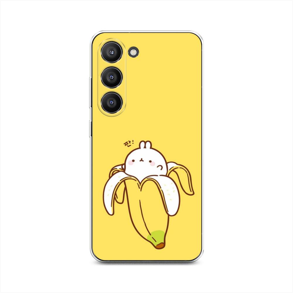 

Чехол Awog на Samsung Galaxy S23 5G "Зайчик-бананчик", Желтый;белый, 2107350-2