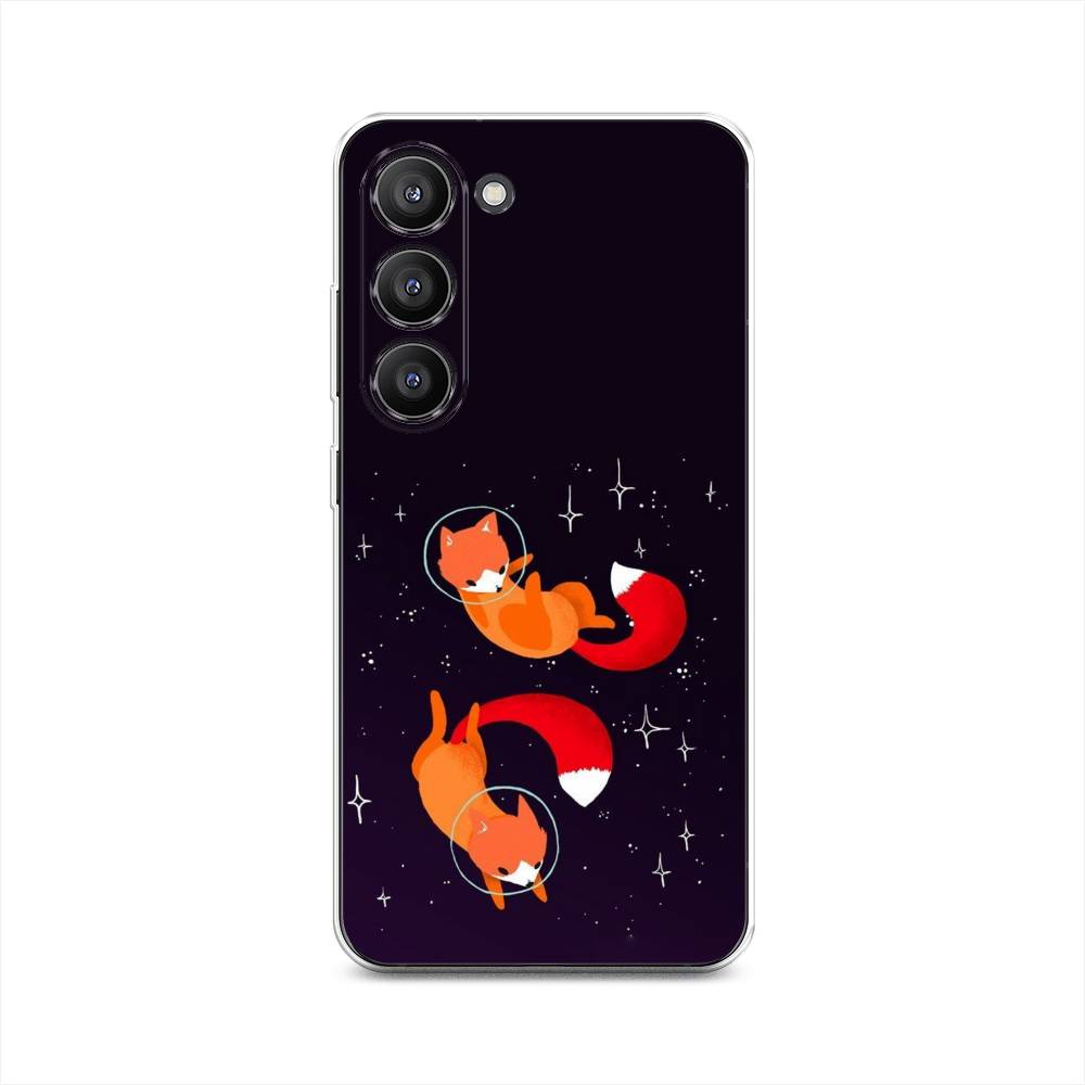 

Чехол Awog на Samsung Galaxy S23 5G "Лисы космонавты", Оранжевый, 2107350-4