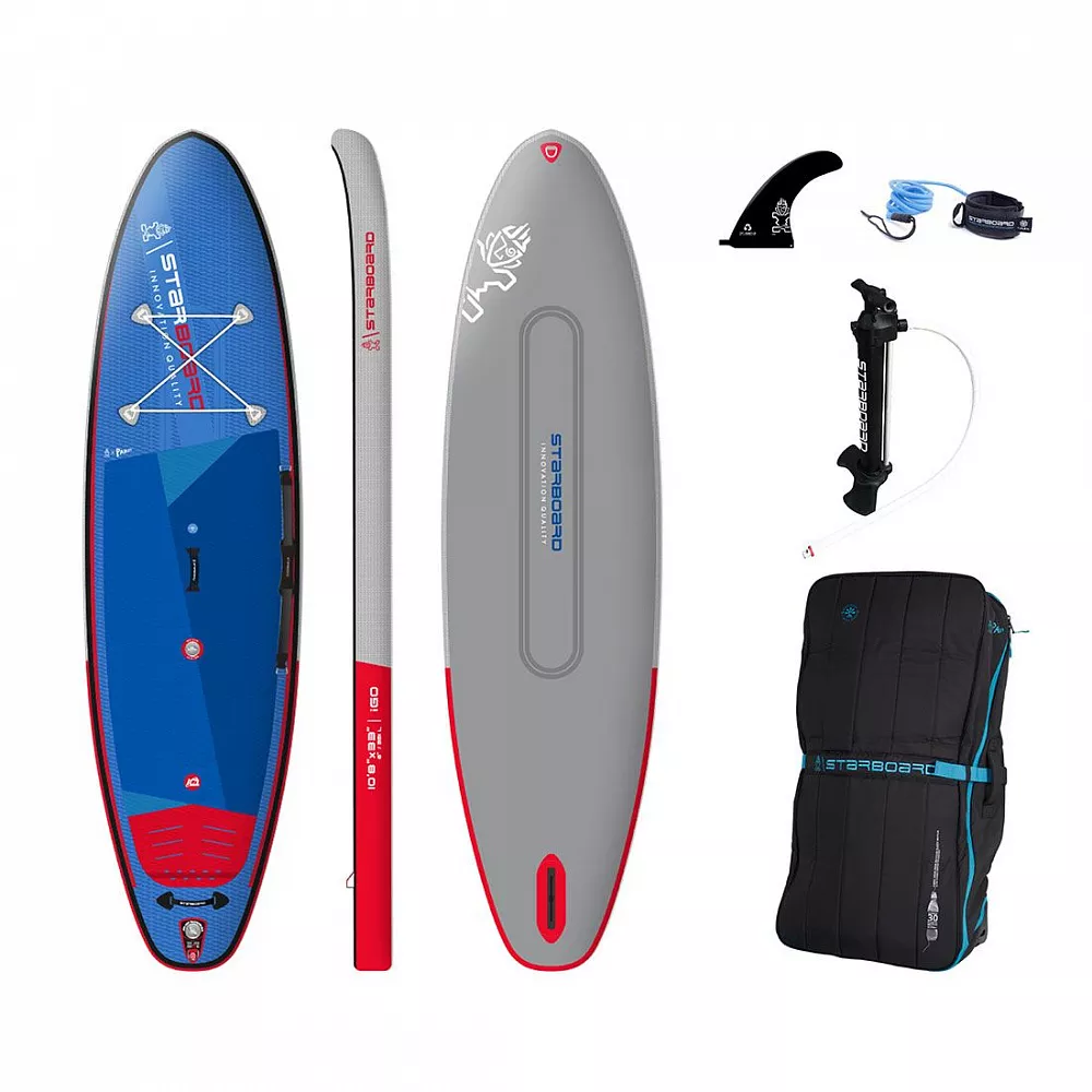 SUP-борд Starboard iGO Deluxe Dc 10.8x33x6, 325x84x15 см, комплект