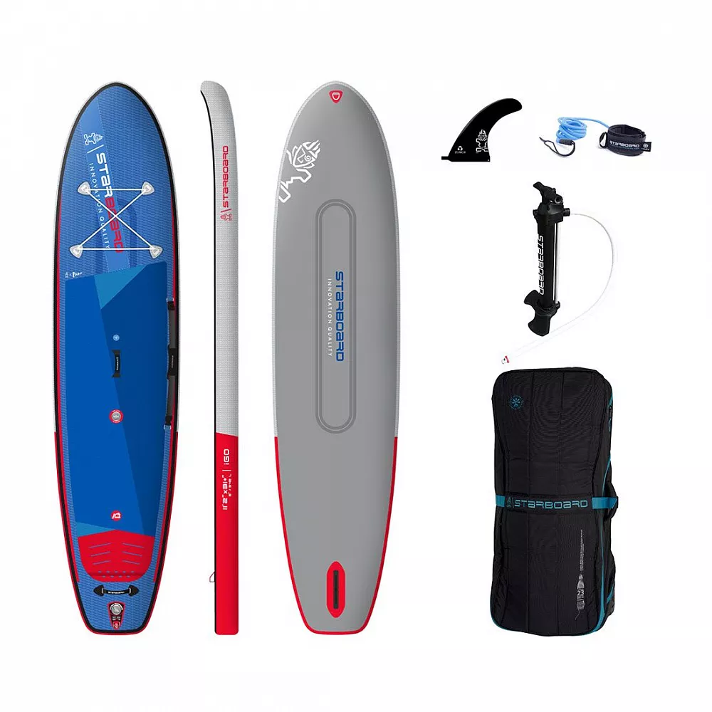 SUP-борд Starboard iGO Deluxe Dc 11.2x31+x6, 340x79x15 см, комплект