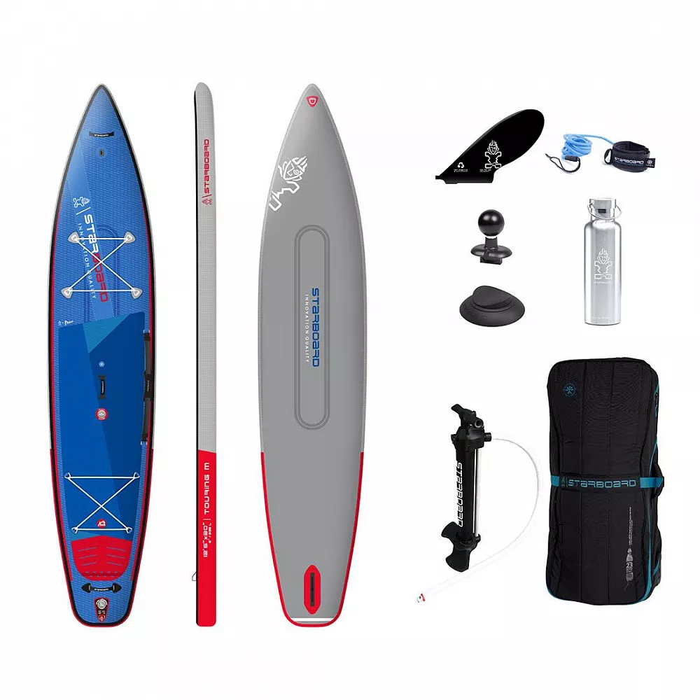 SUP-борд Starboard Touring M Deluxe Dc 12.6x30x6 2024, 381x76x15 см, комплект